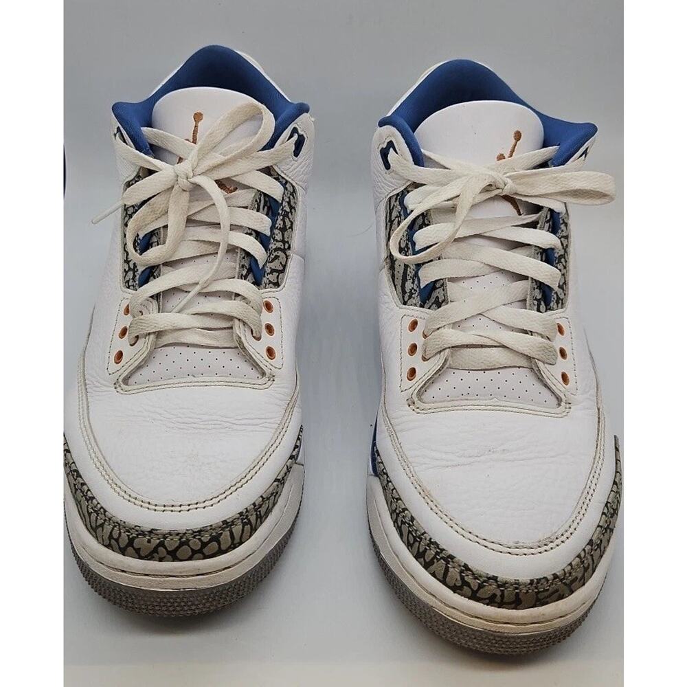 Nike Air Jordan 3 Retro True Blue 2022 CT8532-148 Men’s Size 9 White Blue Cement
